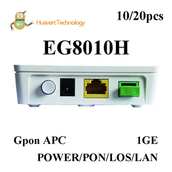 10шт 20шт Оригинальный EG8010H Gpon ONU ONT 1 GE Применяется к Режимам FTTH Терминальный Маршрутизатор SC APC Интерфейс Адаптер Питания Оптом