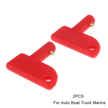 2 шт Пластиковые запасные ключи Мини-аккумуляторный отсекающий выключатель Запасные Ключи для Auto Boat Marine