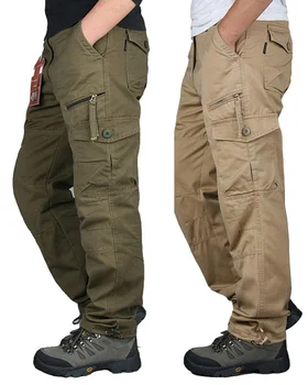 2023 Новые Брюки-карго, мужские тактические армейские прямые брюки с несколькими карманами, брюки, комбинезон с карманами на молнии
