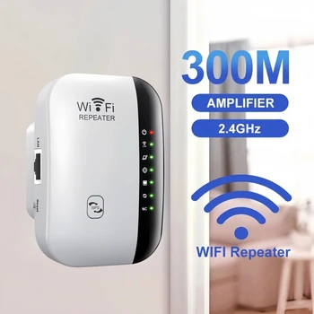 300 Мбит / с Беспроводной Wi-Fi ретранслятор 2.4G маршрутизатор, расширитель диапазона Wi-Fi, Усилитель сигнала Wi-Fi, адаптер сетевой карты 802.11N для ПК