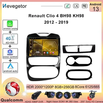 Android13 Qualcomm Snapdragon Для Renault Clio 4 BH98 KH98 2012-2019 Мультимедийный Плеер Навигация GPS Стерео Головное Устройство Радио