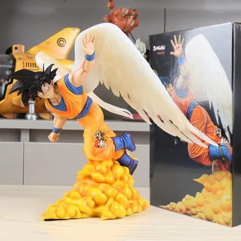 Dragon Ball Z Аниме Фигурка Ангела Сон Гоку, поворачивающегося назад 28 см, Gk, ПВХ Статуя, модель, коллекция игрушек, милые украшения, подарки