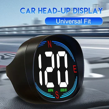 H2 HUD Head Up Дисплей Автомобильный Цифровой GPS Спидометр Универсальные Датчики для Всех Автомобилей Пикапов с USB Портом Компас Измеритель Скорости