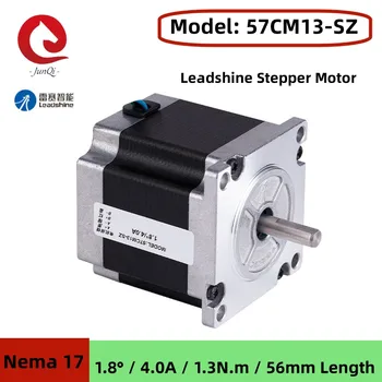Leadshine 2-фазный Шаговый Двигатель Nema 23 (57CM13-SZ) Двухосный 4.0A 1.3N.m для фрезерного станка с ЧПУ, гравировально-фрезерного станка, 3D принтера