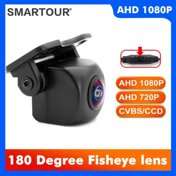 Smartour 180 Градусов AHD 1920x1080P CVBS Камера Заднего Вида Автомобиля Регулируемый Объектив 