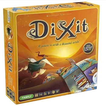 Английская версия настольной игры Dixit Cards Expansion Стратегическое семейное собрание, вечеринка в кемпинге, коллекция игрушек для друзей, игральные карты
