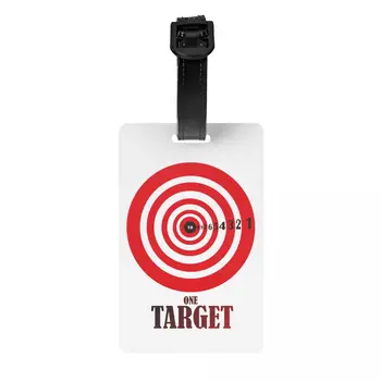 Багажная бирка One Target на заказ для защиты конфиденциальности, багажные бирки для стрельбы из лука, этикетки для дорожных сумок, чемодан