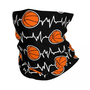 Баскетбольная бандана Heartbeat, Гетры, Ветрозащитный шарф для лица, мужская Женская спортивная повязка на голову, Балаклава