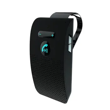 Беспроводной Bluetooth-совместимый автомобильный приемник-передатчик для солнцезащитного козырька Clip Speake