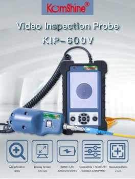 Волоконно-оптический инспекционный зонд KIP-600V с USB, волоконно-оптический разъем, микроскоп с 400-кратным увеличением