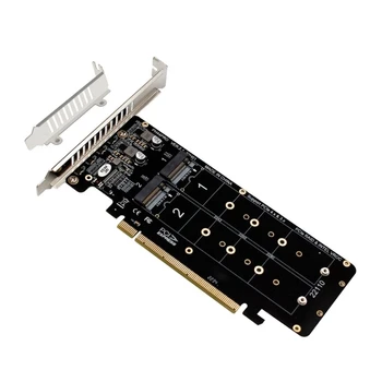 Двусторонний SSD-адаптер PCIE X16 для M.2 m-for Key 4 Диска для M.2 PCIE для