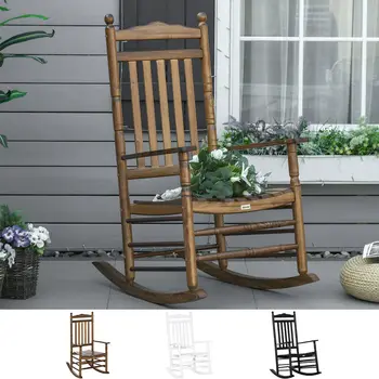 Деревянное кресло-качалка Традиционное Коромысло Крыльца для наружного и внутреннего использования