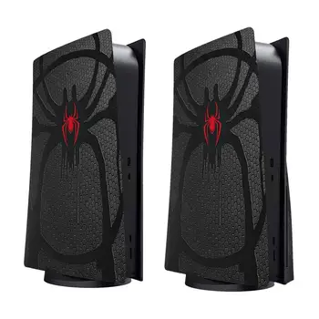 Для игровой консоли PS5 Сменная оболочка PS5 Host Spider Передняя и задняя лицевые панели Защитный чехол пылезащитный чехол Аксессуары Sony PS5