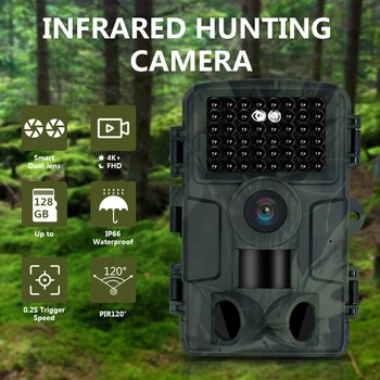 Игровая камера Trail Camera Время Фотосъемки 0,2-0,6 секунды Размер Экрана 2,0 ЖК-дюйма 36 Мп Мегапиксельная WiFi-Камера Для Наружного использования