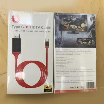 Кабель-адаптер, совместимый с USB 3.1 Type C и HDMI 1080P, кабель USB-C для Macbook ChromeBook Pixel