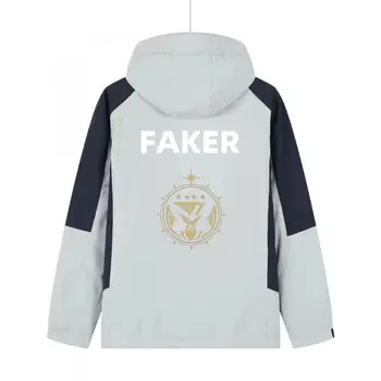 Куртка 2023 T1 LOL LCK SKT комплект киберспортивной команды Faker Keria Oner Zeus Gumayusi fan многоцветная куртка