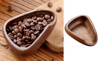 Лотки для дозирования кофейных зерен, набор сосудов для разделения чая, деревянная дозирующая емкость, ложка-лопатка, Чайные лотки, поднос для кофейных банок для кухни