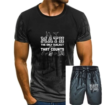 Математические подсчеты, Забавная футболка для учителя математики, Футболки с принтом, Хлопковая мужская футболка, подарок, Стильная Рождественская одежда, Эстетика