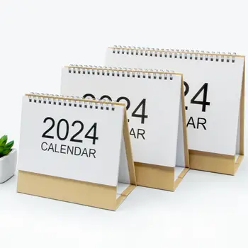 Многофункциональный настольный бумажный календарь, полезный Годовой планировщик на 2024 год, Планировщик домашнего декора, блокнот, органайзер для повестки дня, Домашний офис