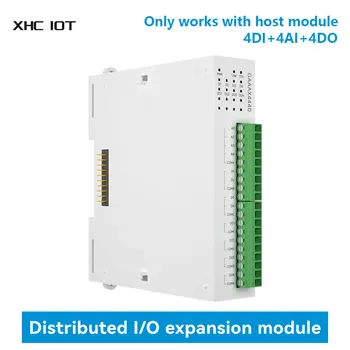 Модуль расширения распределенного удаленного ввода-вывода 4DI + 4AI + 4DO Получение Аналогового переключателя Быстрого расширения RJ45 RS485 Modbus XHCIOT GAAAX4440