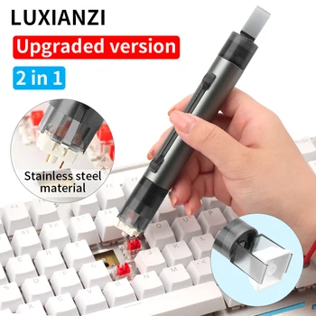 Новый механический съемник клавиатуры LUXIANZI с металлическим стержнем для модификации, замены переключателей, колпачков для ключей, съемника ключей, инструмента для удаления