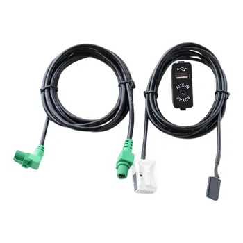 Переключатель USB AUX и жгут проводов автомобильного порта USB-розетки для BMW E60
