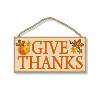 Поблагодарите- Вывески, Рисунки на стенах, Декоративная деревянная вывеска, Украшения на День благодарения