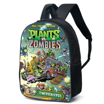 Растения против зомби, школьные сумки учащихся начальной и средней школы, детский рюкзак с рисунком аниме, подарок на выпускной.