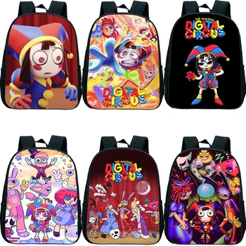 Удивительные рюкзаки Digital Circus Для мальчиков и девочек, сумки для детского сада, Детская школьная сумка с мультяшным рисунком, Детский рюкзак, Водонепроницаемая сумка для книг