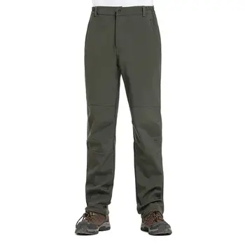 Уличные мужские флисовые теплые походные брюки Softshell, мужские зимние ветрозащитные лыжные брюки, походные горные брюки для кемпинга, теплые -30