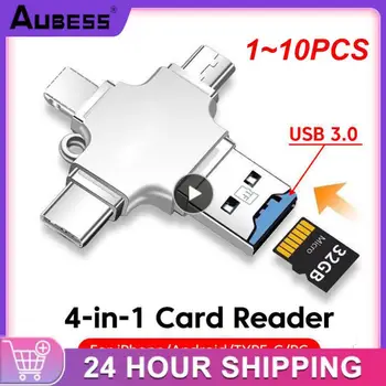 Устройство чтения карт 1 ~ 10 шт. В 1 Адаптер для карт USB 3.0 для устройства чтения карт USB OTG Adaptador USB for Type Adapter