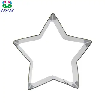 Формочки для помадки в форме супер счастливой звезды для украшения торта, формы для выпечки печенья в форме пятиугольной звезды, прямые продажи