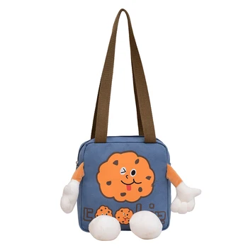 Холщовая сумка для печенья, женская уличная трендовая забавная сумка-тоут, повседневный шикарный дизайн, новинка в сумочке, сумки для покупок