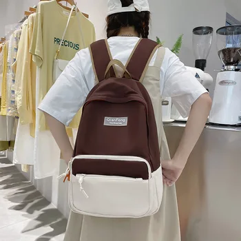 Цветной Модный Школьный рюкзак для девочек, Женский рюкзак для студентов Колледжа, Модный Дорожный Женский Рюкзак для ноутбука, Милый Рюкзак, Новая Женская сумка