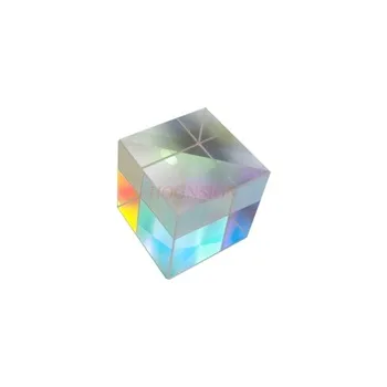 Цветовая комбинированная призма шестигранный яркий 18-миллиметровый световой куб из оптического стекла научный эксперимент rainbow photo beam splitter prism